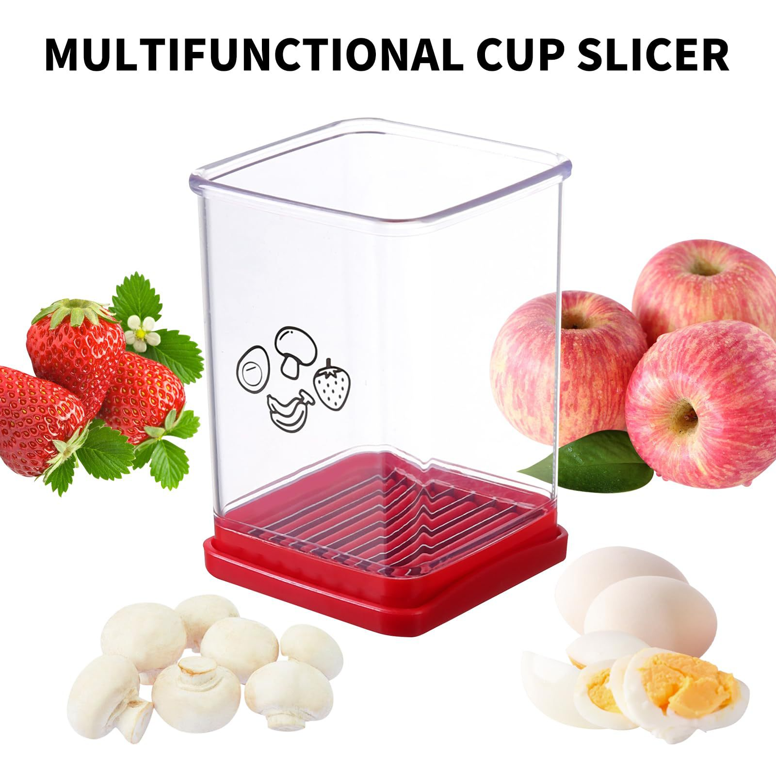Multifunctional vegetable and fruit slicer in kitchen