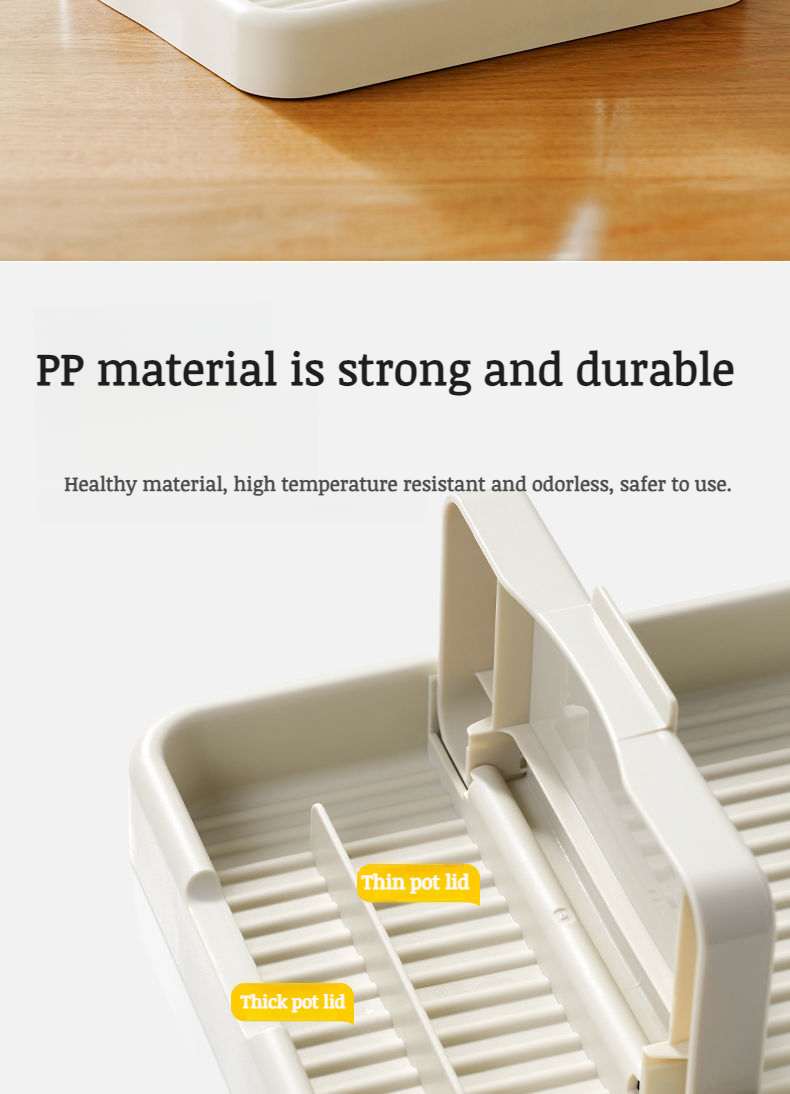 Kitchen counter organizer with a practical foldable design