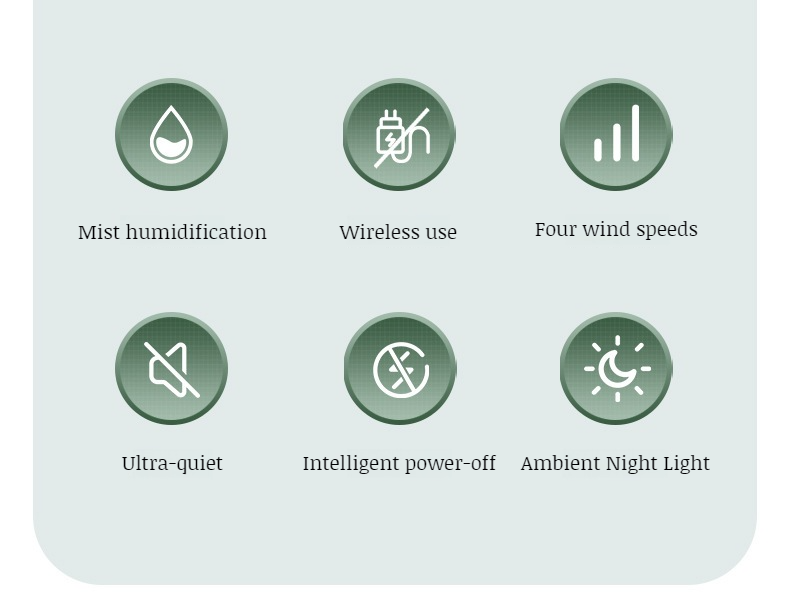 Mini USB rechargeable air cooler with dual spray function