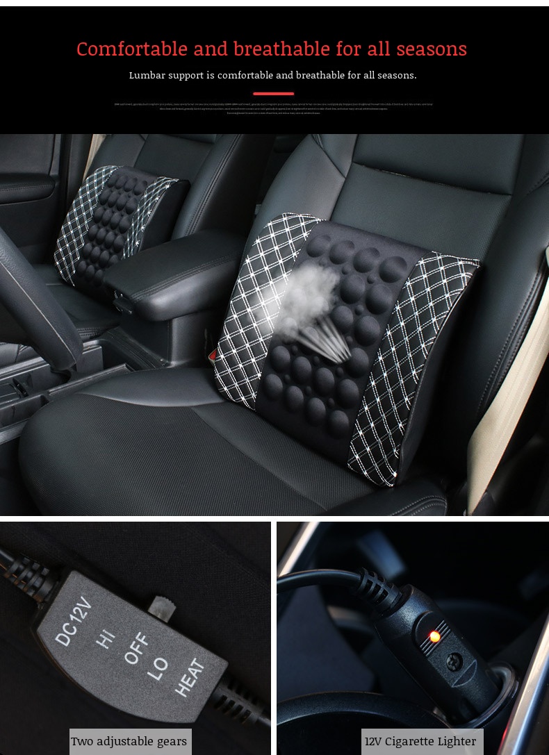 Multi-purpose seat back cushion for comfort