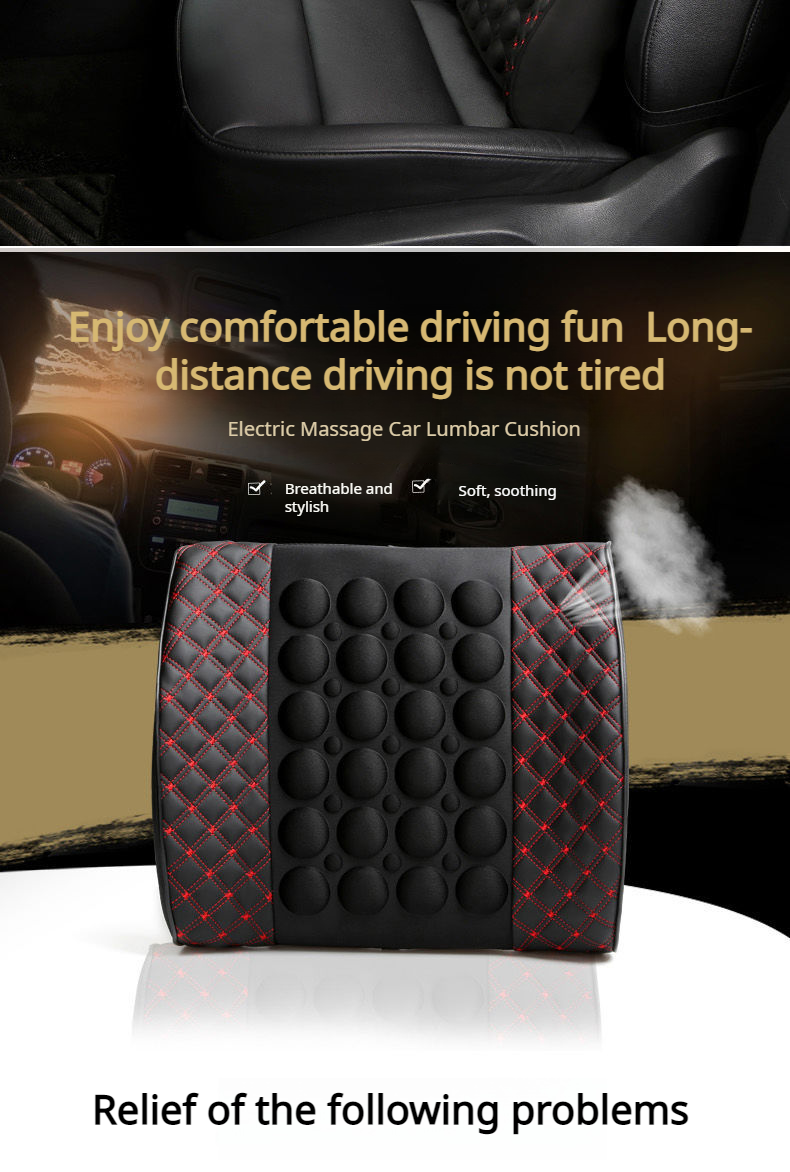 Cooling office seat back cushion for summer