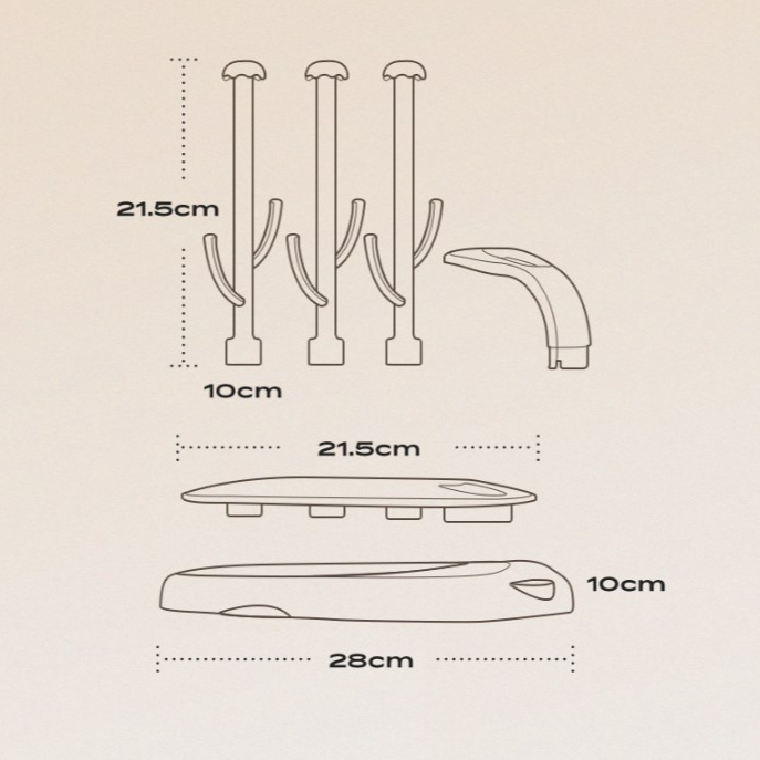 ベビー多機能水切りラック 哺乳瓶水切りラック 水切りラック 水切り乾燥ラック