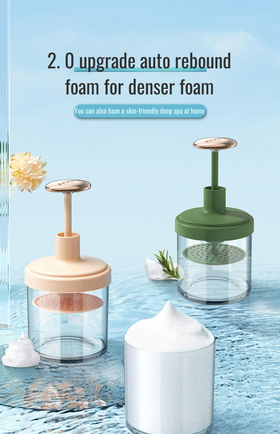Foaming Cleanser Bubble Cup for deep facial cleaning