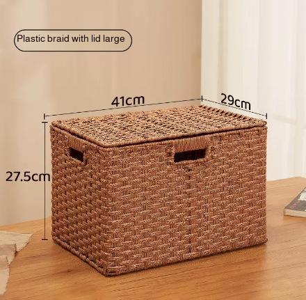 草を使った おしゃれな収納ボックス