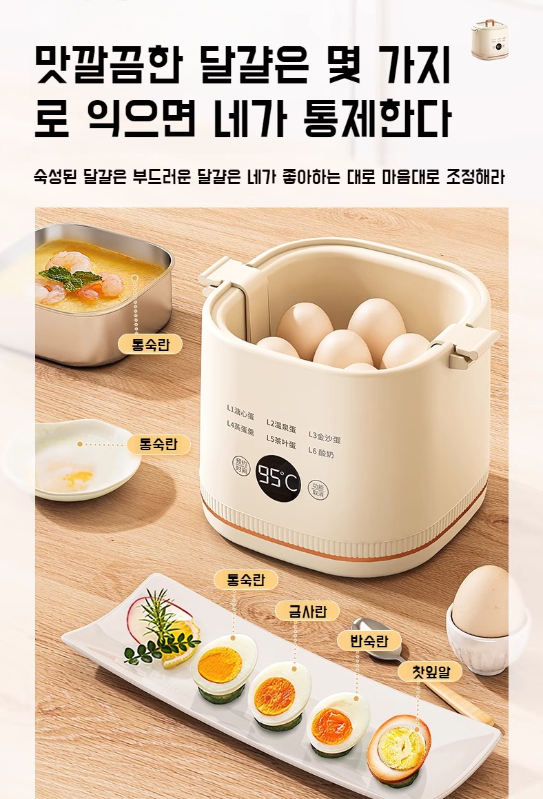 기숙사에 적합한 소형 계란찜기