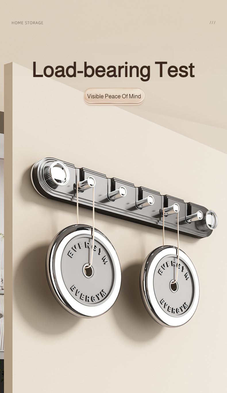 Strong wall hook for home organization