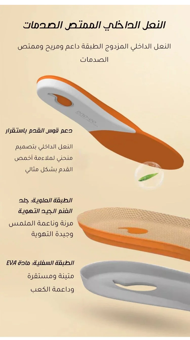 حذاء نسائي مع كعب اسفين باللون الأسود