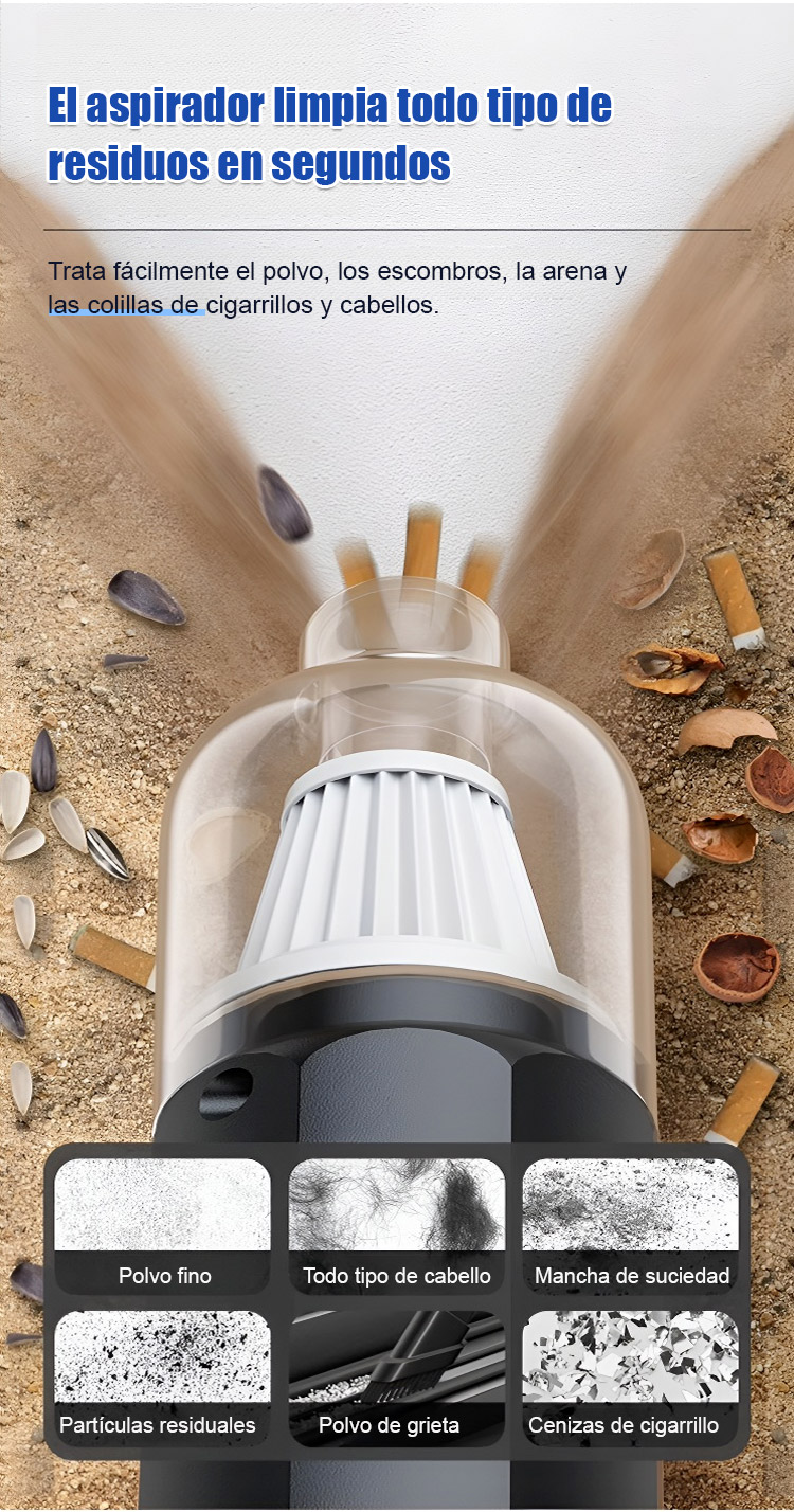 Limpieza de alfombrillas con aspirador de coche