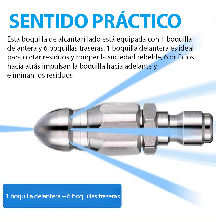 Aspersores de dragado en funcionamiento