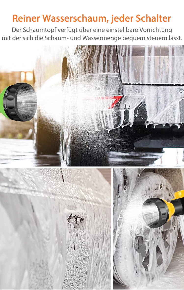 Robuste und langlebige Wasserpistole für Auto und Garten