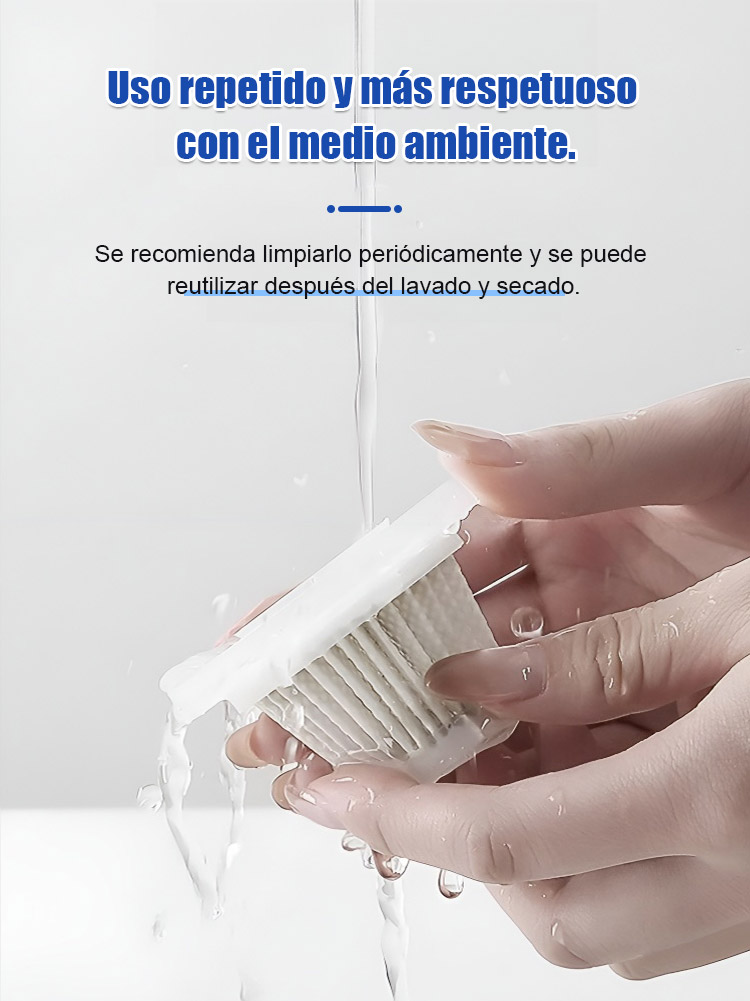 Uso del aspirador potente en diferentes superficies del coche