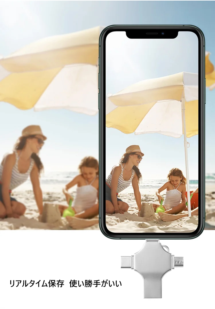 USBスティックメモリーの収納ケース画像