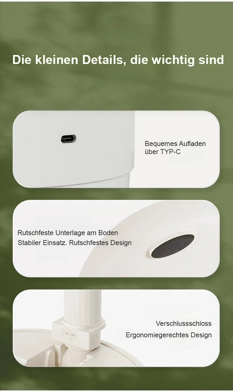 Tragbarer Ventilator für unterwegs oder Reisen