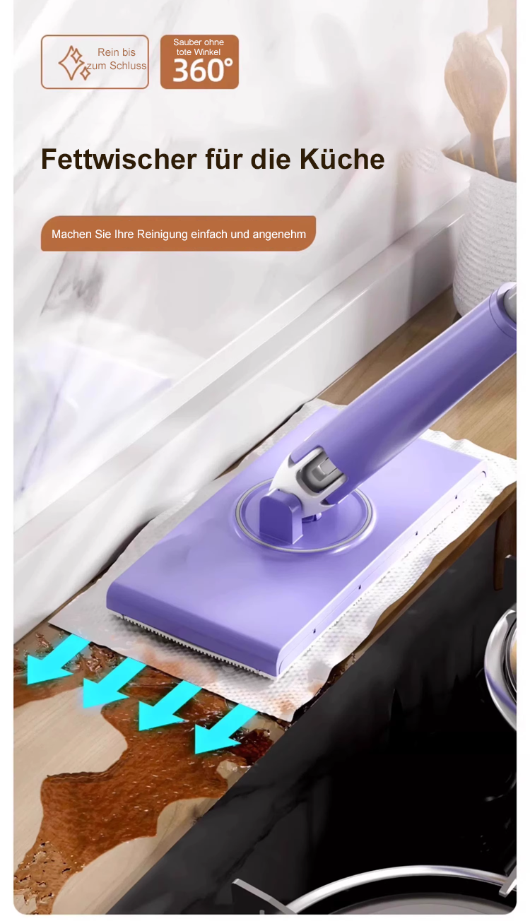 Automatischer staubfreier Handwischer in moderner Küche