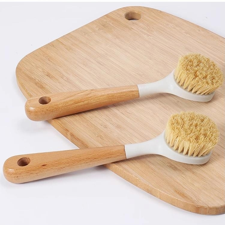 Ergonomische Putzbürste mit langem Stiel