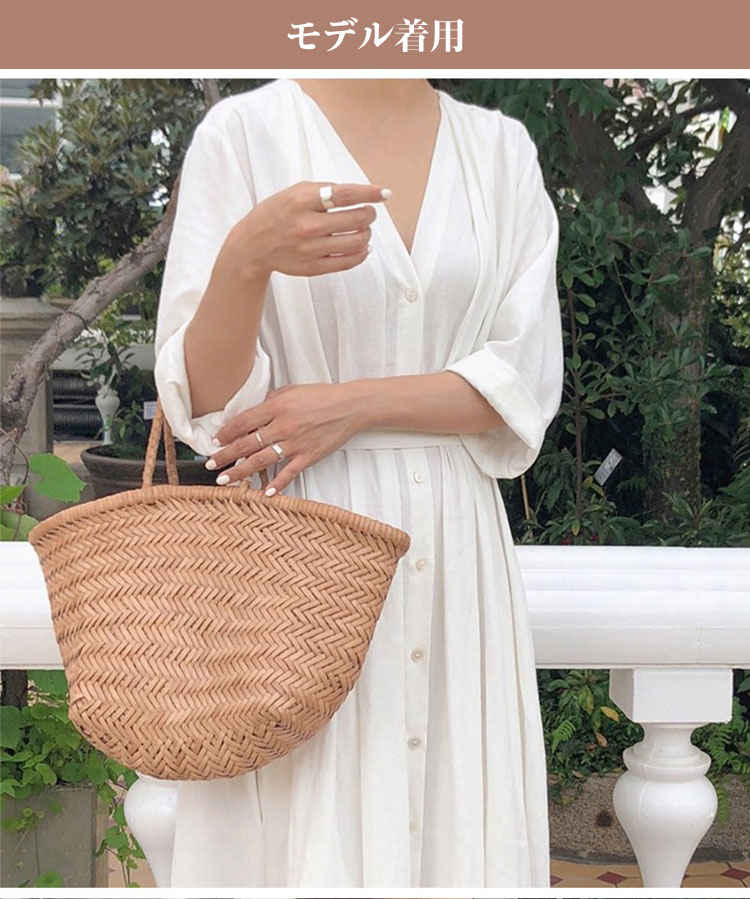 ソフトな綿素材の快適マキシワンピース