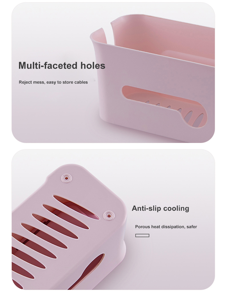 Modern design cable storage box for any room