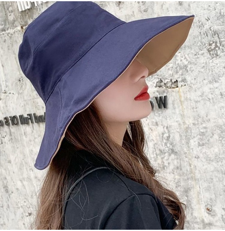 春夏秋冬使える両面バケットハット