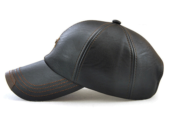 트렌디한 스타일의 통기한 가죽모자