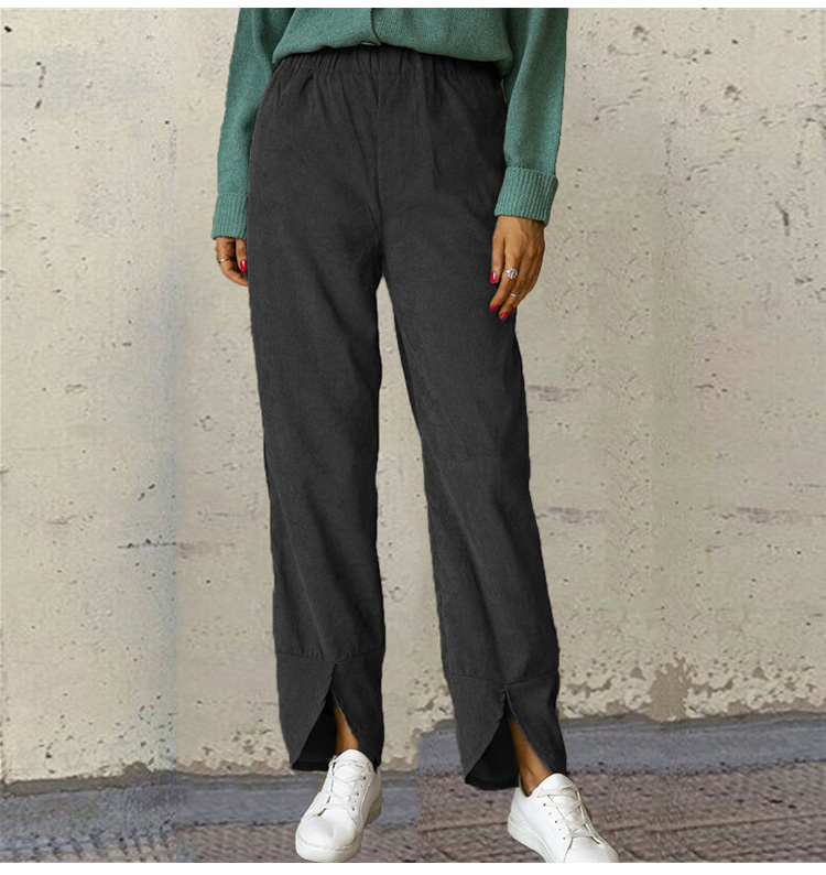 トレンド感溢れるイージーパンツのコーディネート例