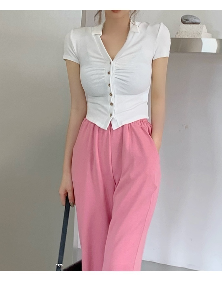 여성 여름 패션 필수 아이템 코튼 탑