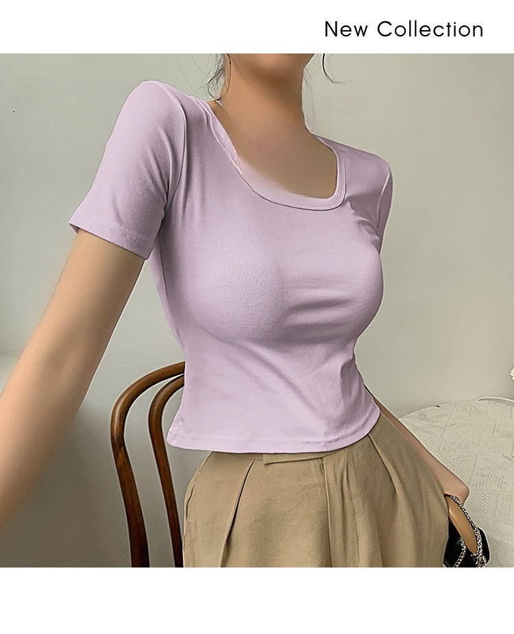 여름 필수 아이템 여성 반팔 티셔츠