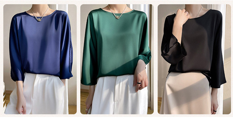 春夏にぴったりな通気性抜群のシルクトップス