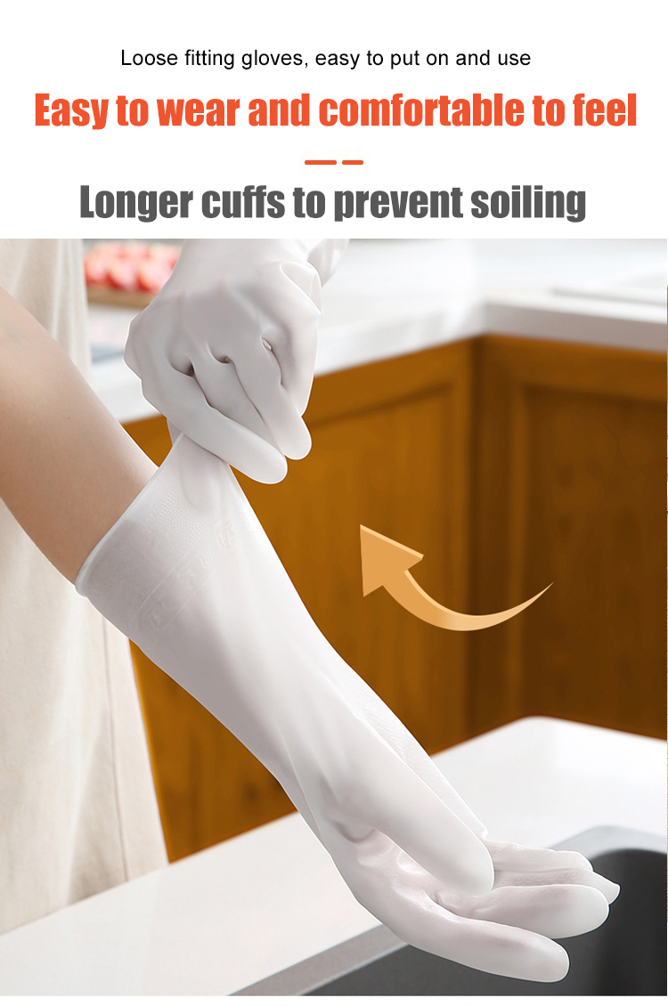 Protective gloves for safe and hygienic cleaning