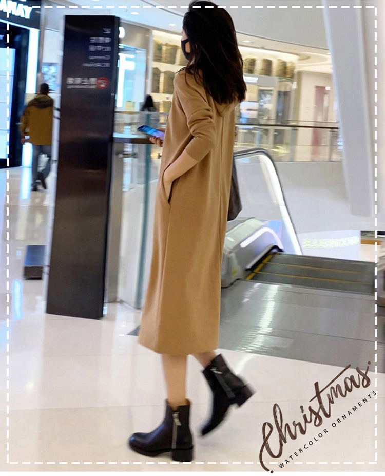 トレンドデザインのフード付きワンピース