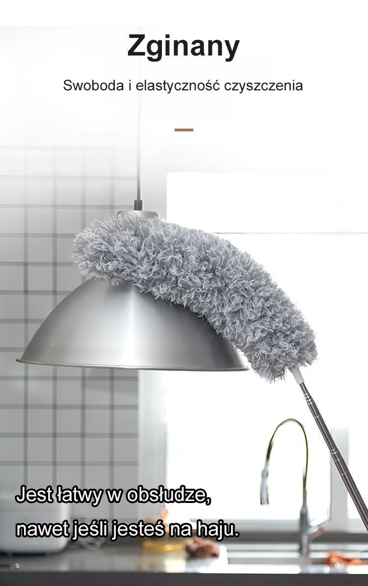 Szczotka do kurzu z ergonomicznym uchwytem